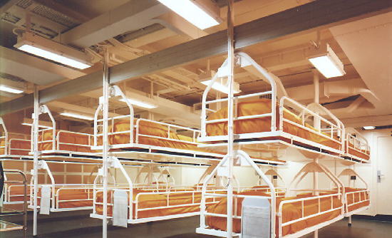 Hospital facilities aboard a LSD Foudre Class vessel